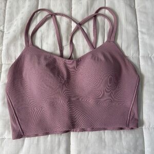 Like a Cloud Ribbed Longline Bra Light Support, B/C Cup